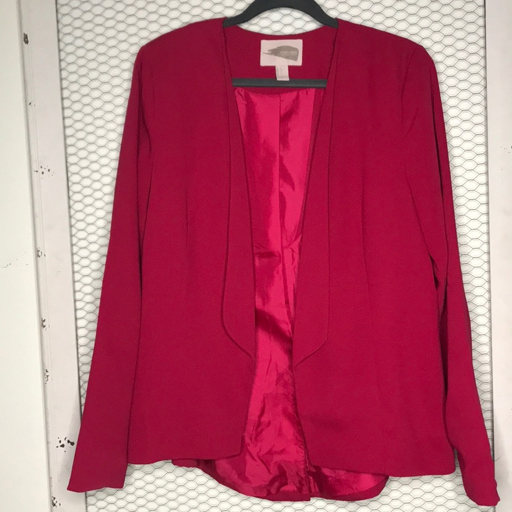Hot pink blazer
